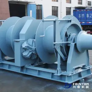 Hydraulic mooring winch-3