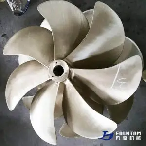 7 blade high efficiency marine propeller