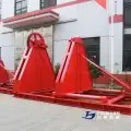 Wire rope spooling machine